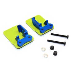 GPM鋁+塑膠後軸保護器支架 左&右 2入組, B, 1套