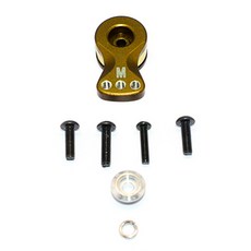 GPM ALUMINIUM Hi-Torque Servo Saver For 24T Spline Output Shaft M, TIT, 1세트
