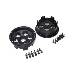 GPM ALUMINIUM 前後 2.2 輪表面鎖鏈 6 極 2p 套組, BK, 1套