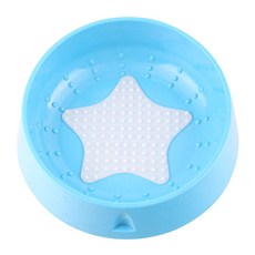 ZEZEPET 粉彩星星寵物碗, Y102PDDD006, 1個