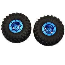 GPM ALUMINIUM 6 Poles輪子與2.2胎&泡棉墊片 1PR RC車輪胎組, B, 2件