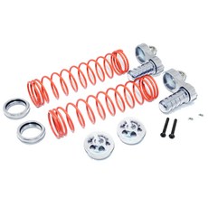 GPM ALUMINIUM FRONT + REAR ADJUSTABLE L SHAPE DAMPER COMPONENTS 바디 미포함 쇽샤프트 세트, S, 1세트