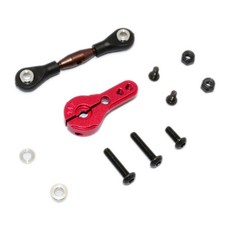 GPM Steel Anti Thread Tie Rod With ALUMINIUM Servo Horn For 24T Spline Output Shaft RC서보혼, R, 1세트