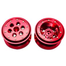 GPM 鋁合金胎圈鎖加重車輪，帶配重架和軸承，適用於所有 2.2 輪胎 1PR 套組, R, 1套