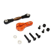 GPM Steel Anti Thread Tie Rod With ALUMINIUM Servo Horn For 24T Spline Output Shaft RC서보혼, OR, 1세트