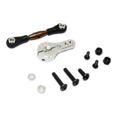 GPM Steel Anti Thread Tie Rod With ALUMINIUM Servo Horn For 23T Spline Output Shaft RC서보혼, S, 1세트