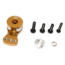 GPM ALUMINIUM Hi-Torque Servo Saver For 25T Spline Output Shaft M, TIT, 1세트