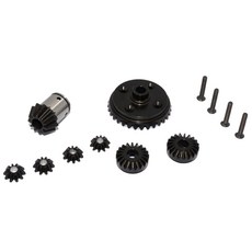 GPM STEEL 45前+後斜齒輪 8入組, BK, 1套