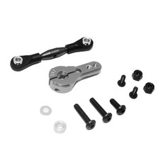 GPM Steel Anti Thread Tie Rod With ALUMINIUM Servo Horn For 24T Spline Output Shaft RC서보혼, GS, 1세트