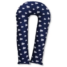 印花U型抱枕套, 海軍