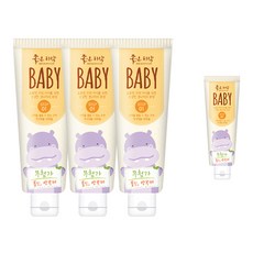 DR.CHOI'S 第1階段牙膏 80g 3入+隨身條 15g, 1組