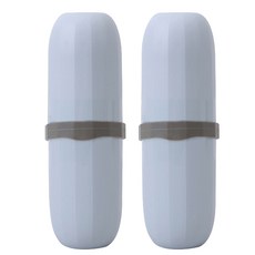 Block Mart 牙刷牙膏盒 2入, 藍色, 2件