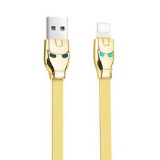 호코 U14 APPLE 8PIN 고속충전 케이블, GOLD, 1개