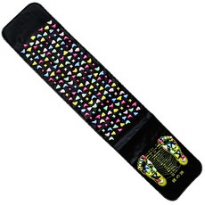 蜂蜜普通碎石腳壓板腳壓墊中號, 1個, 混色