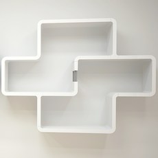 CUBICS 2 雲朵壁架, 白色