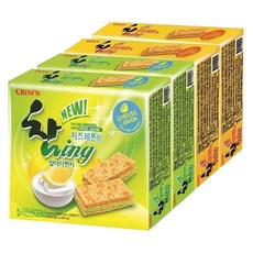 크라운 참ing 치즈크림 360g x 2p + 치즈레몬 360g x 2p, 1세트