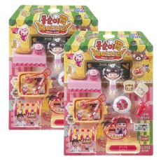 Kongsuni 小荳娃娃 迷你麵包店玩具 2入組, 混色