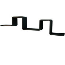 CUBICS 雙格壁掛式收納架, 黑色