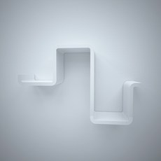 CUBICS 2 壁架 N, 白色