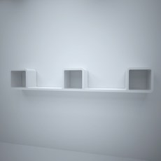 CUBICS 壁架 Kong6, 白色的