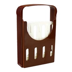 SL 固定式4層吐司切片器, 棕色, 1個