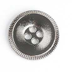 HR大鈕扣 Rocky NO13 鈕扣 15mm, 單一顏色, 12入
