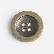 HR大鈕扣 方框鈕扣 25mm, 混合顏色, 12個
