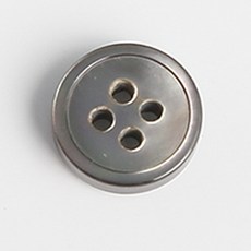 HR大鈕扣 奶茶色鈕扣 11mm, 單一顏色, 12個