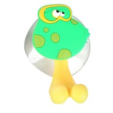 슈퍼식스 강력흡착 귀여운 칫솔 꽃이, 개구리, 1개
