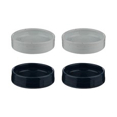 Im Yiseop陶藝工作室圓筒餐碗 白色 2個+海軍藍 2個, 混色, 1套