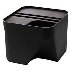 折疊式垃圾桶 S號, 黑色的, 1個