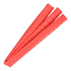 Infection釣魚竿表面保護用熱縮膠 1.6m 內徑30mm, 紅色的, 1個