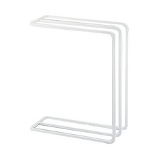 Young Green 3 步立式抹布衣架, 白色, 1個