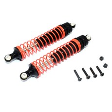 GPM ALUMINIUM Front Rear Adjustable Spring Damper 105mm Withm ALUMINIUM Ball Ends 1PR RC쇽키트, BK, 1세트