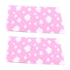 아올로 아크릴 2층 데크용 천베딩 구름핑크, 55L, 2개입