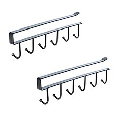 ANTS 廚具多功能水槽衣架, 黑色的, 2件