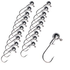 암산 스테인레스 지그헤드 루어 스냅, 20개입, 1세트