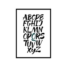 The Yoon北歐風帆布掛畫 CAL0001, 金屬黑