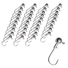 암산 스테인레스 지그헤드 루어 스냅, 40개입, 1세트