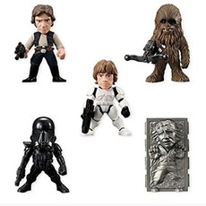 BANDAI 萬代 星際大戰4公仔5入組, 1套