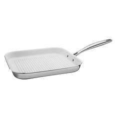 [쿠팡 직수입] 트라몬티나 트릭스 그릴팬 스킬렛 화이트 62839286 인덕션 IH, 28cm, 1개