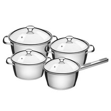 트라몬티나 알레그라 쿡웨어 세트 4p 65660784 인덕션 IH, 딥 캐서롤 20cmx 2p + 24cm + 소스팬 16cm