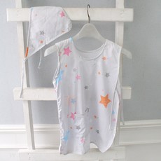 design&Story 孩童棉質連體圍裙 + 頭巾套組, 星