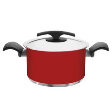 트라몬티나 듀오 칼라 딥 캐서롤 냄비 3.6L 62384206, 20cm, 레드, 1개