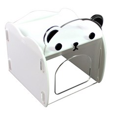 WithU 壓克力小熊躲避屋 中型 SAG-055-1, 透明, 1個