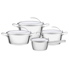 트라몬티나 벤투라 쿡웨어 세트 4p 65360084 인덕션 IH, 캐서롤 22cm + 딥 캐서롤 20cm + 24cm + 소스팬 16cm