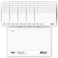 idtec 壓克力名牌夾, 混色, 50件