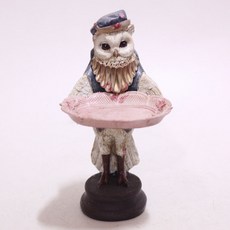 하나샵 부엉이 수반겸용 장식소품 MY-13, 혼합 색상