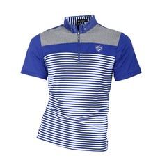 LUCEN 男士半拉鍊三色功能性短袖高爾夫襯衫 CTLU2011