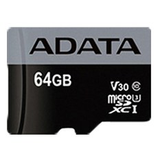 ADATA 威剛 Premier microSDXC UHS-I U3 存儲卡 CLASS10 V30S, 64GB